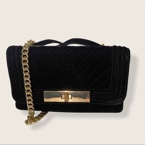 ALDO Black and Gold Chain handbag
